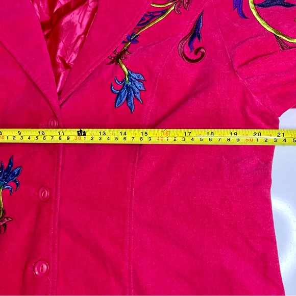 Morgan Cole Vintage Suede Western Blazer Jacket - Picture 7 of 10